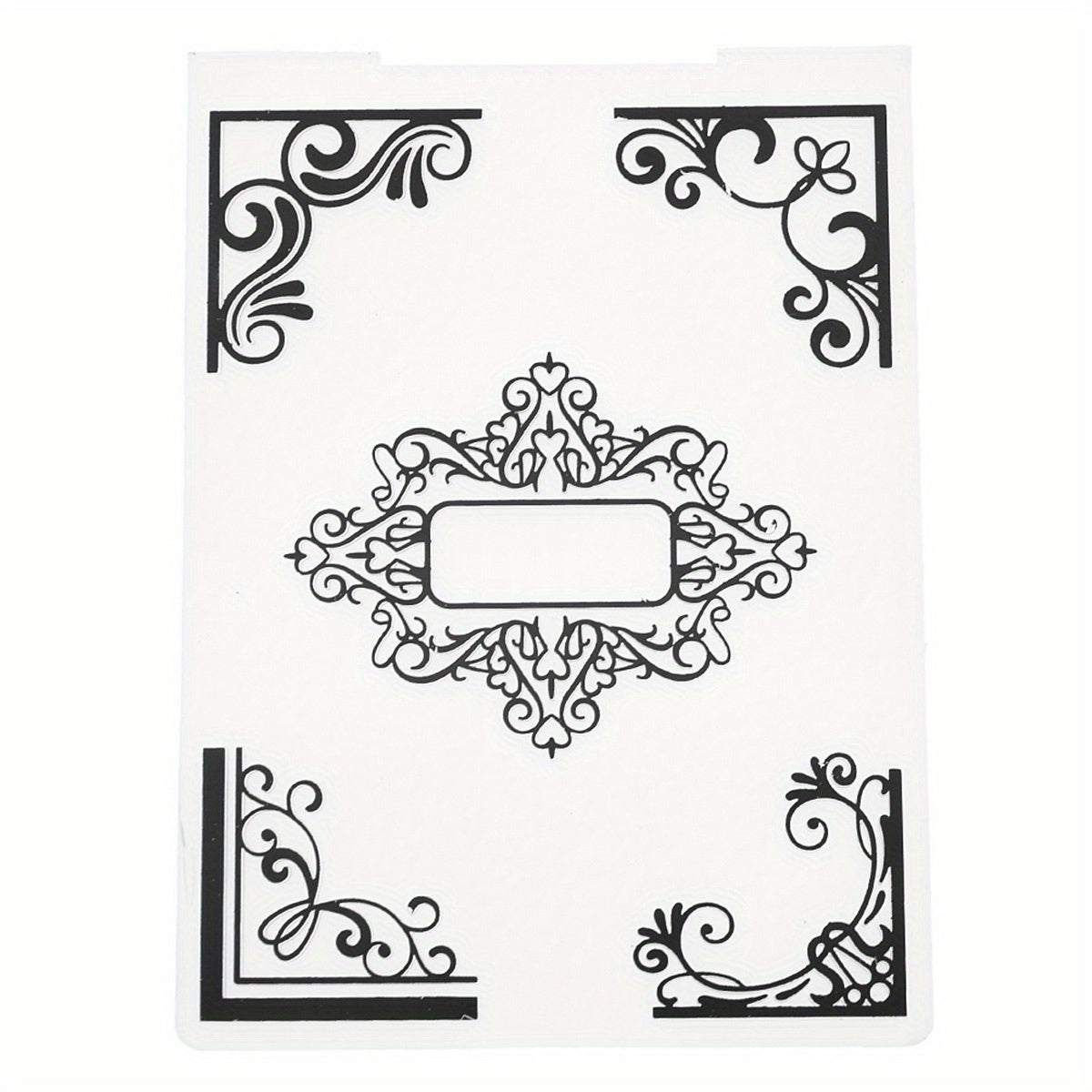 Floral Pattern Printed Plastic Embossing Folder for DIY Scrapbooking