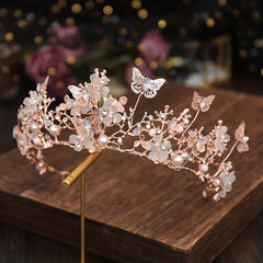 Rhinestone Crown Princess Headband Wedding Prom Hair Accessories