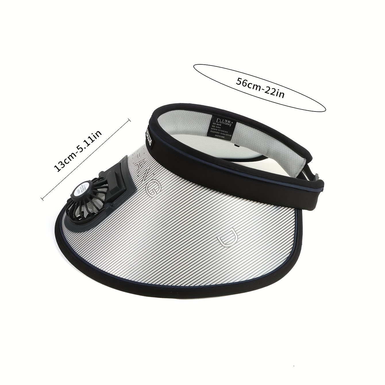 Striped PVC Sun Hat Wide Brim Visor Outdoor UV Protection Travel Beach Hat