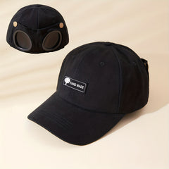 Men's Duck Tongue Cap with Sunglasses Sun Hat