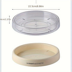Rotating Storage Rack Kitchen Bedroom Household Seasoning Storage Shelf