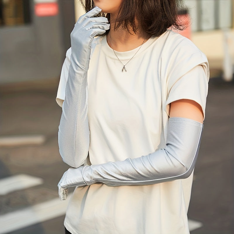 Thin Ice Gloves Sunscreen Long Gloves Women's Arm Sleeves