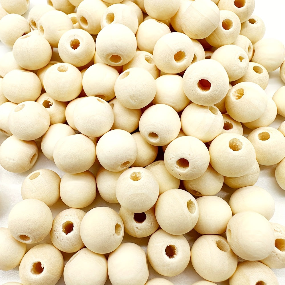 Natural Wooden Beads Round Gasket DIY Jewelry Making Accessories