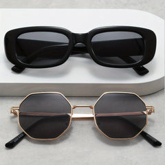 Men's Small Frame Sunglasses UV Resistant Decorative Accessories