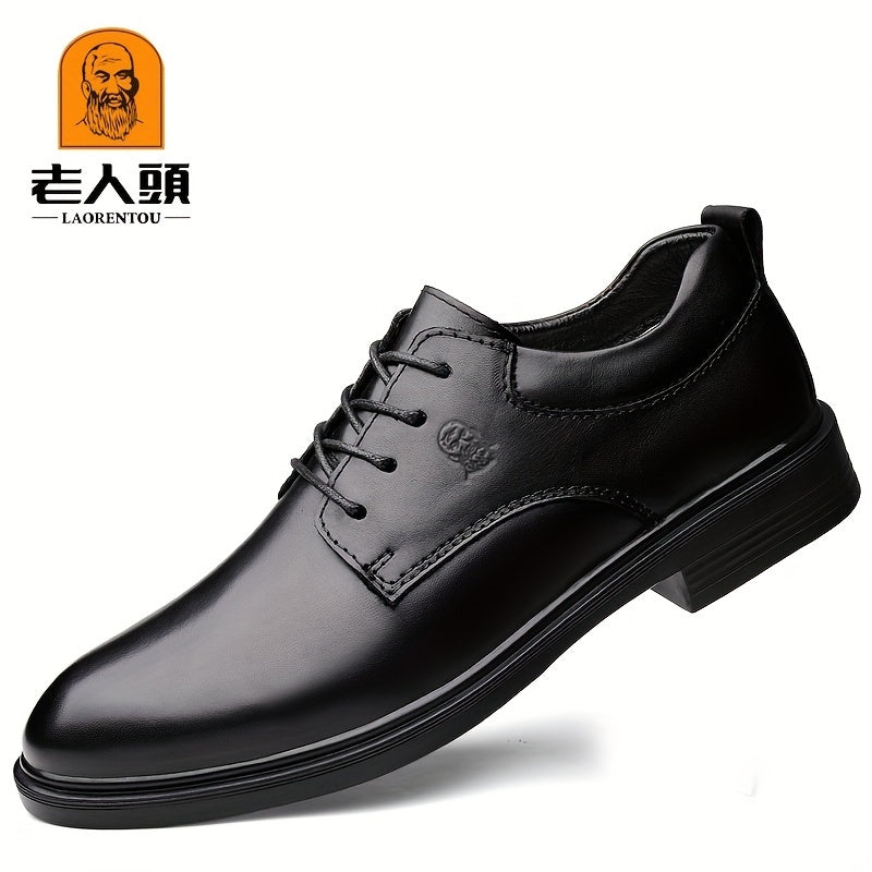 Men's Derby Shoes Lace up Front Dress Shoes For Men Business Formal Wedding