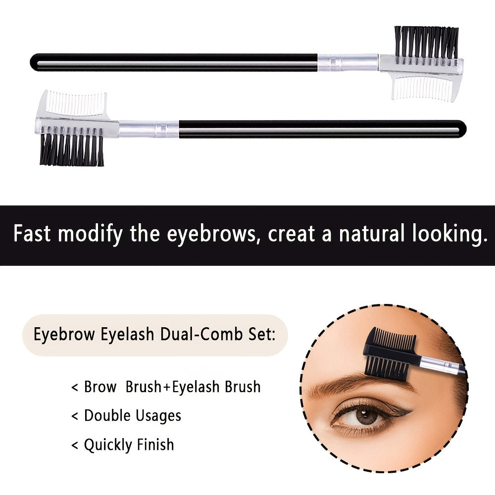 5pc Eyelash Comb & Eyebrow Brush Set for Extensions & Makeup