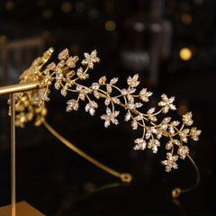 Zircon Bridal Crown Headband Crystal Hair Accessories