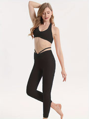 Sexy Strap Yoga Leggings High Elastic Slimming Casual Pants