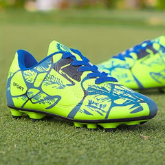 Boy's Non Slip Football Cleat With Spikes - Professional Outdoor Soccer Shoes