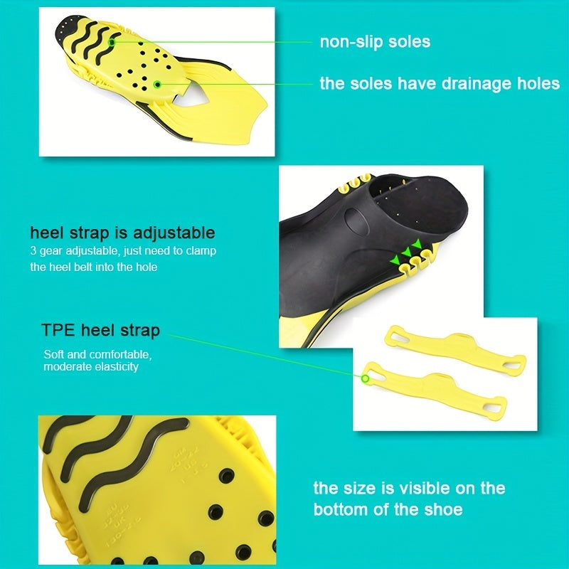 Silicone Swimming Fins for Kids - Snorkeling & Diving