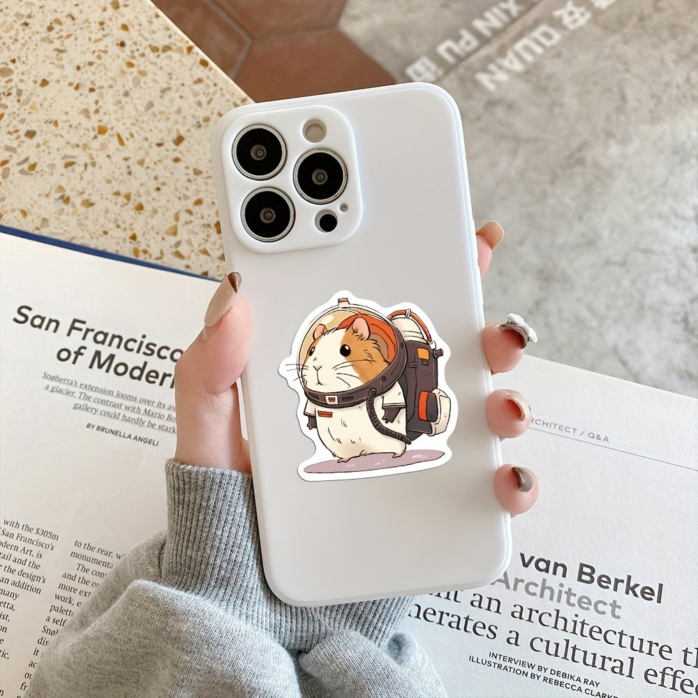 50pcs Guinea Pig Stickers for Mobile Laptop Water Cup Skateboard
