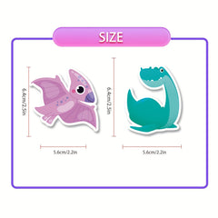 100pcs Dinosaur Stickers Waterproof For Stationery Luggage