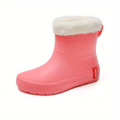 Women's Waterproof & Wear-resistant Mid Rain Boots