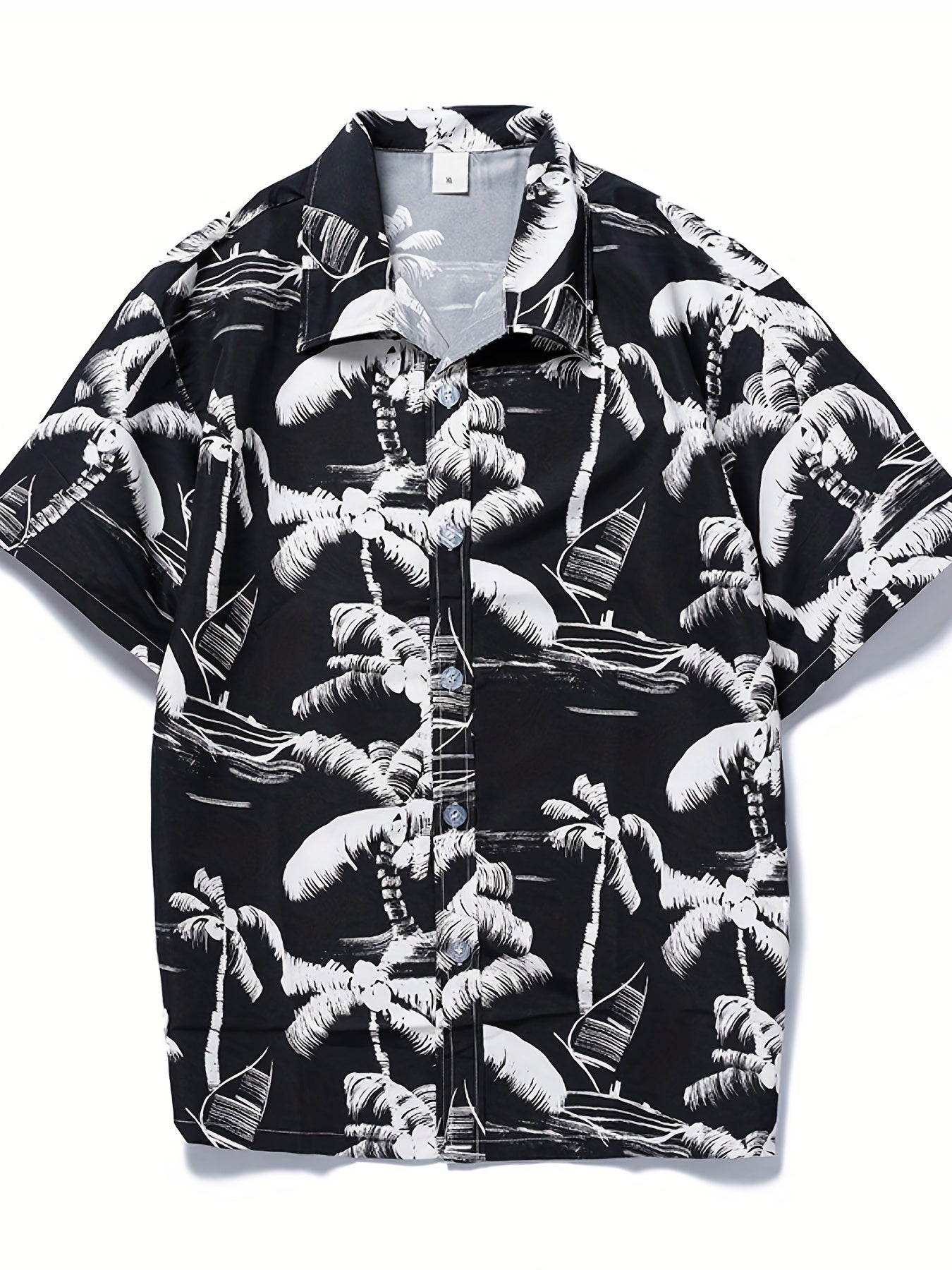Men's Hawaiian Print Shirt Lightweight Casual Shirt For Spring Summer
