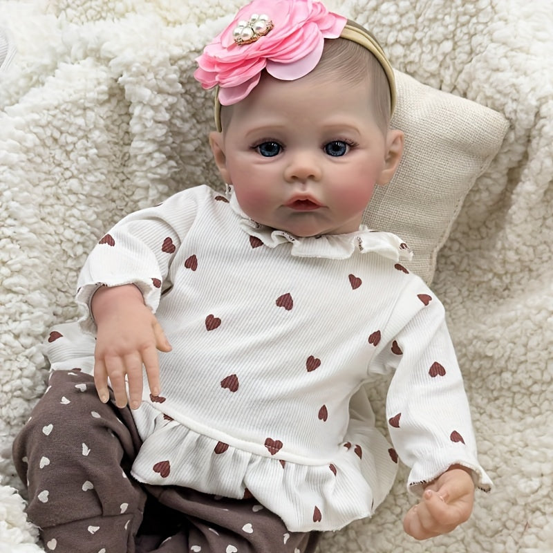 Realistic Reborn Kids Doll Soft Handcrafted 3D Skin with Visible Veins