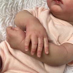 45" Baby Doll Meadow Soft Body 3D Skin With Visible Veins Art Doll