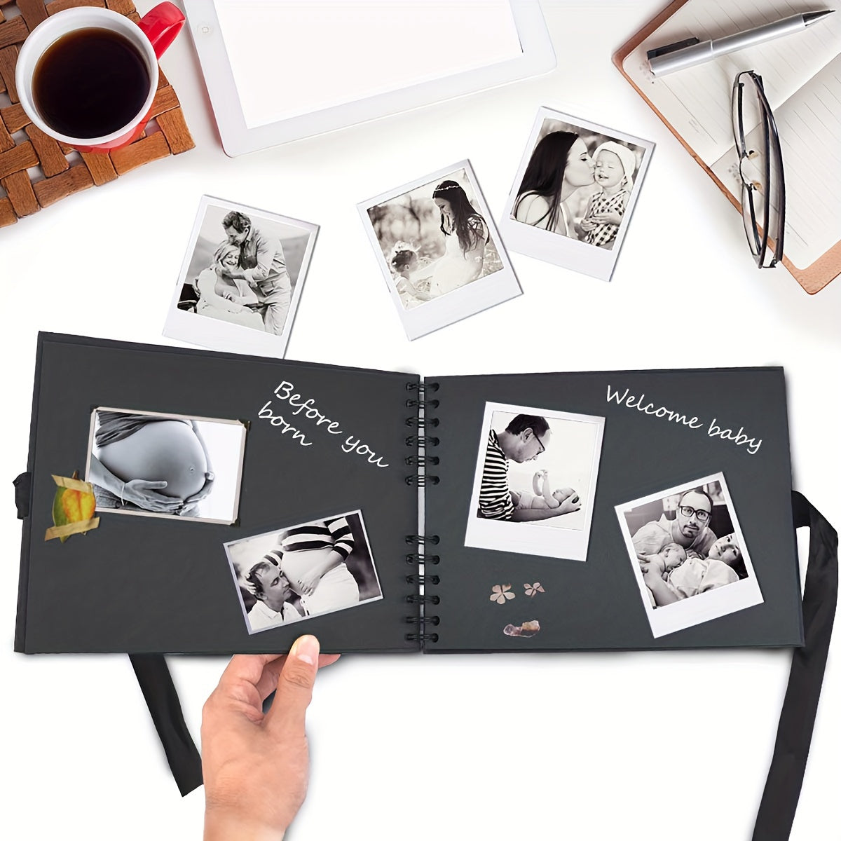 Scrapbook Photo Album Wedding Guest Book Memory Scrapbooking DIY Xmas Gift