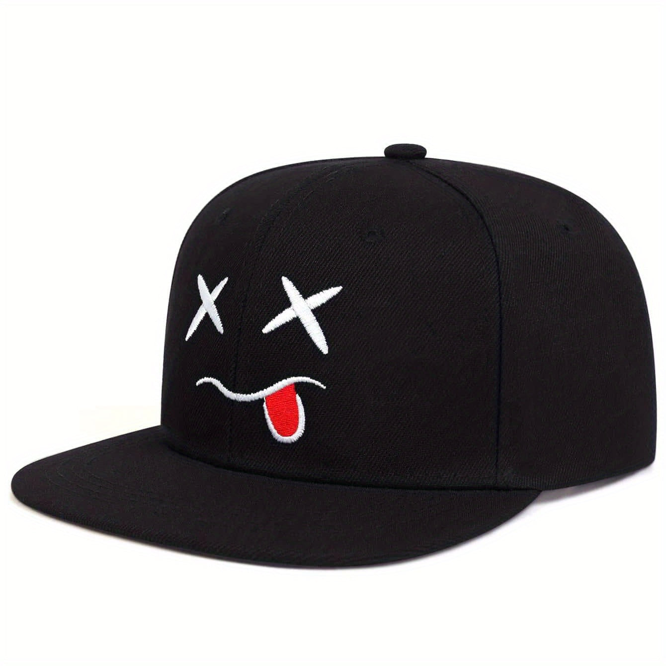 Hip Hop Snapback Hat XX Face Tongue Embroidery Baseball Cap Unisex Anime