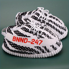 Men's Cozy Striped Home Slippers