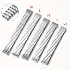 18mm Metal Elastic Strap Watch Band Stainless Steel Expansion Bracelet