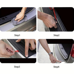 Universal Car Trunk Protection Strip Rubber Sealant Guard Trim Pad