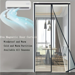 Door Curtain Transparent Anti-Cold Air Magnetic Suction Curtain