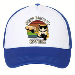 Sunshade Baseball Cap Print Hip hop Sun Hat Mesh Hat