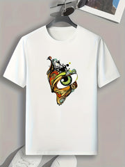 Eyes Print Men's Graphic T shirt Casual Comfy Tees For Summer