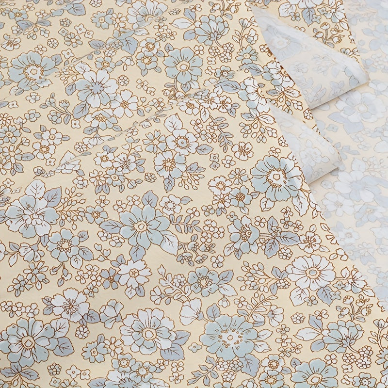 8pcs Floral Pattern Quilting Fabric Cotton Craft DIY Doll Clothes Fabric