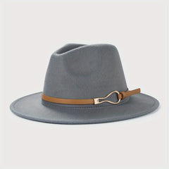 Vintage Wide Brim Felt Hat Unisex Sun Hats