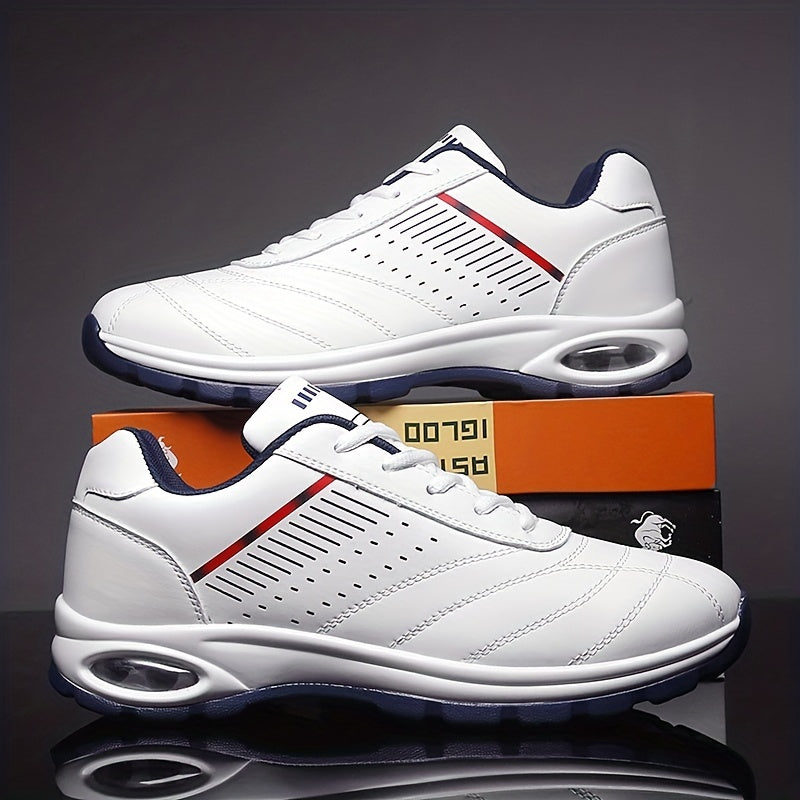 Men's Air Cushion Lace-up Sneakers for Comfortable Walking