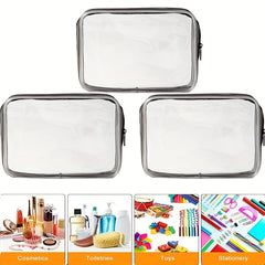 Transparent Cosmetic Bag Waterproof Toiletry Makeup Storage Pouch