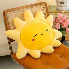 Leisure Style Sunflower Plush Toy Smiling Face Soft Plush Material Mixed Colors