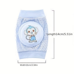 Breathable Mesh Baby Knee Pads for Crawling and Walking
