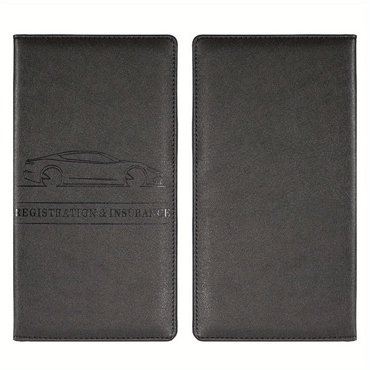 Car Document Organizer Case for Registration, Insurance, Driver & More