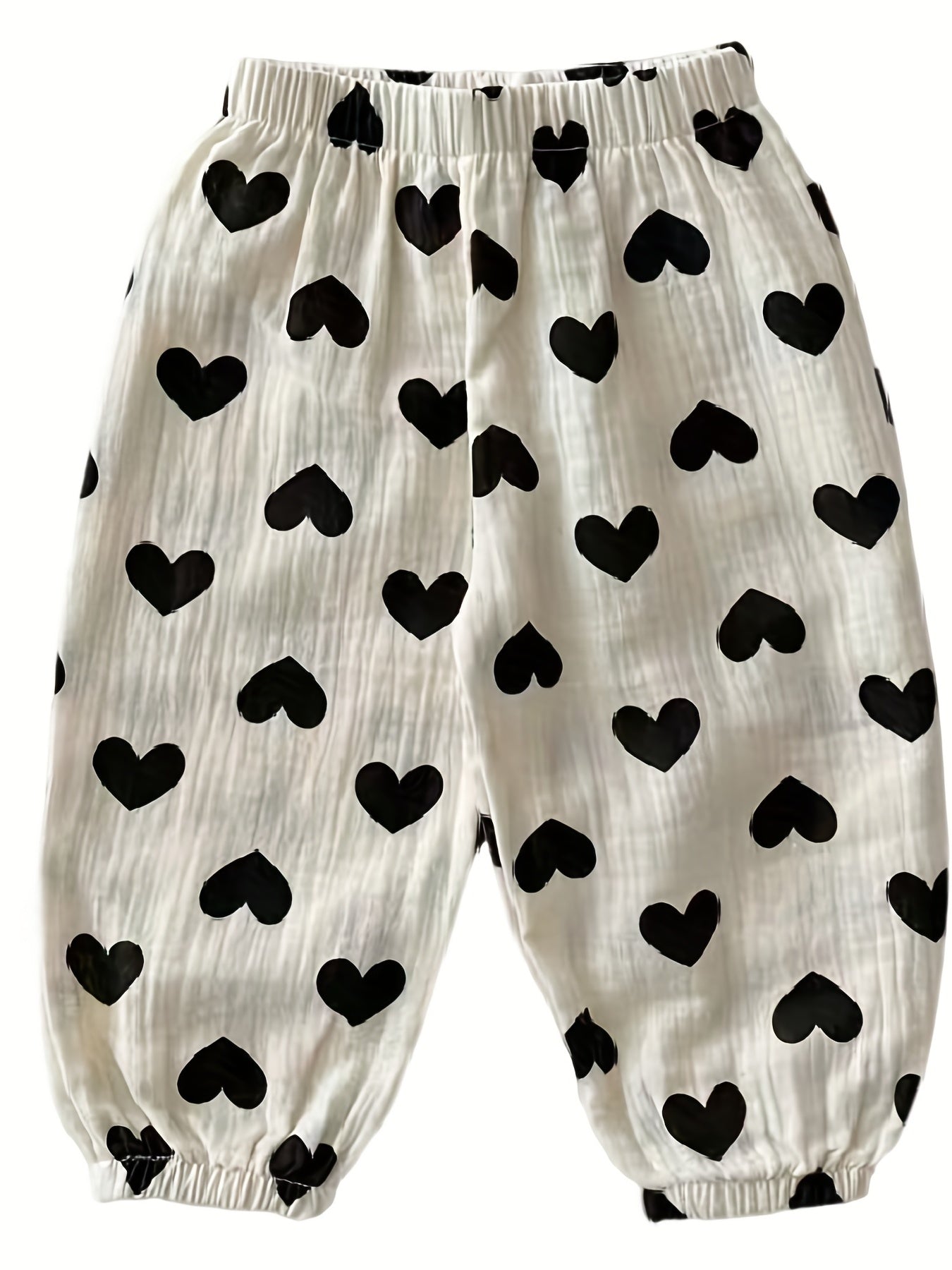 Baby's Love Graphic Trousers Loose Casual Pants