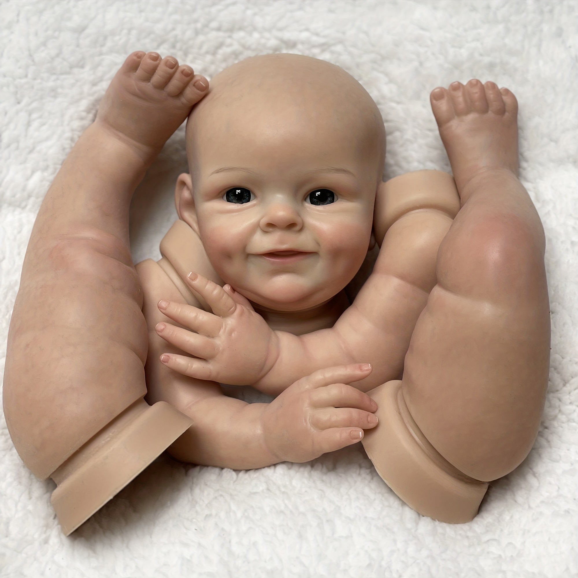 50 8 Cm Reborn Doll Kits Soft Solid Silicone Painted Bebe Reborn Doll Parts