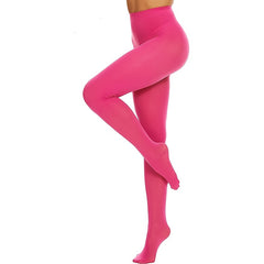 3 Pack High Waist Opaque Elastic Tights Slim Pantyhose