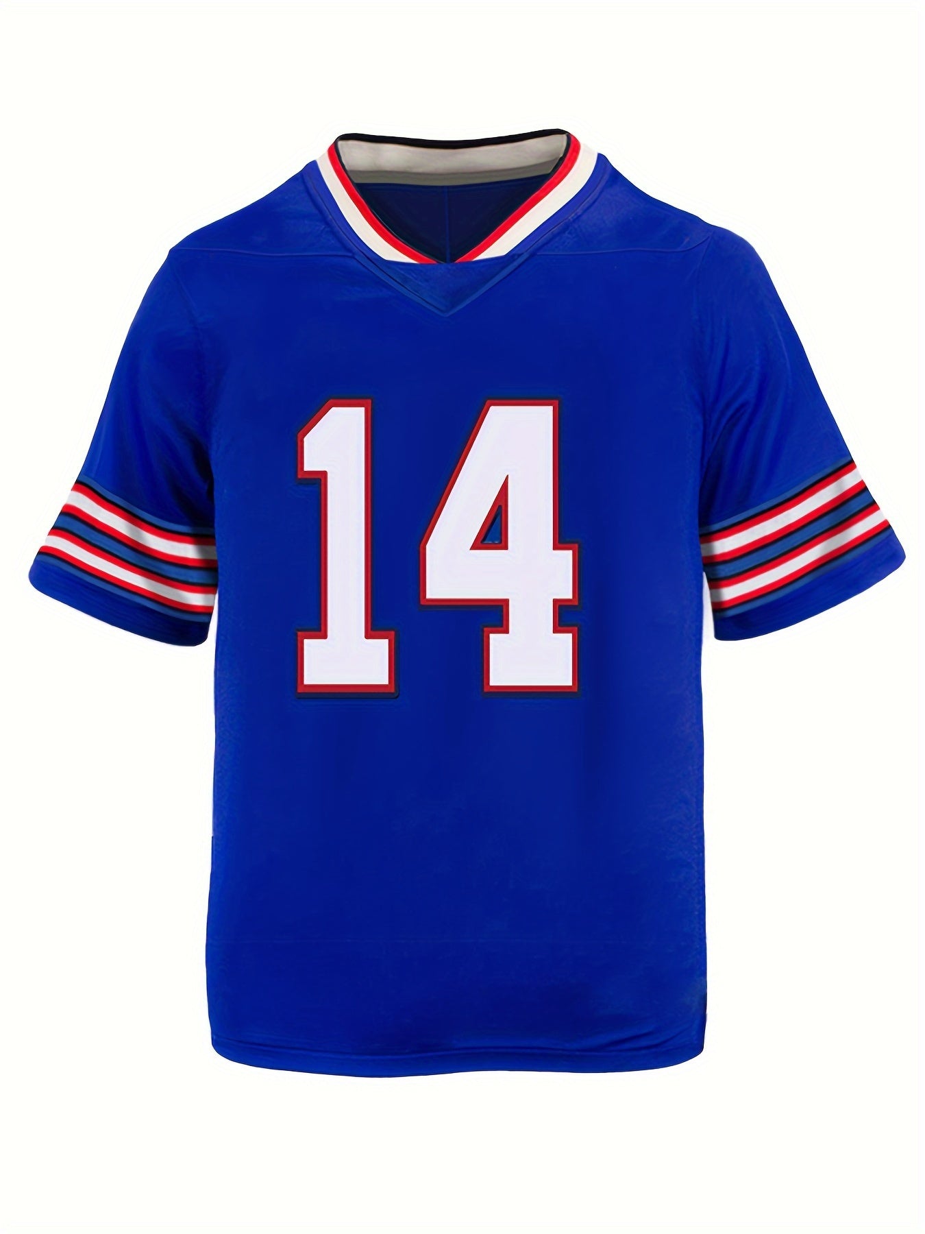Boys 14 Breathable Rugby Jersey Athletic Short Sleeves Football Shirt