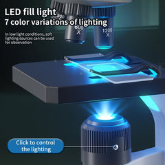 Educational Microscope with 200X 1200X Magnification Ideal Gift