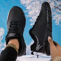 Women's Anti Slip Running Shoes Lace Up Outdoor Sneakers