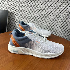 Men's Odor Resistant Mesh Sneakers Lace up Comfortable Walking Shoes