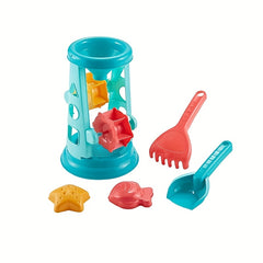 Kids Beach Toy Set Sand Shovel Hourglass Mold - Summer Gift