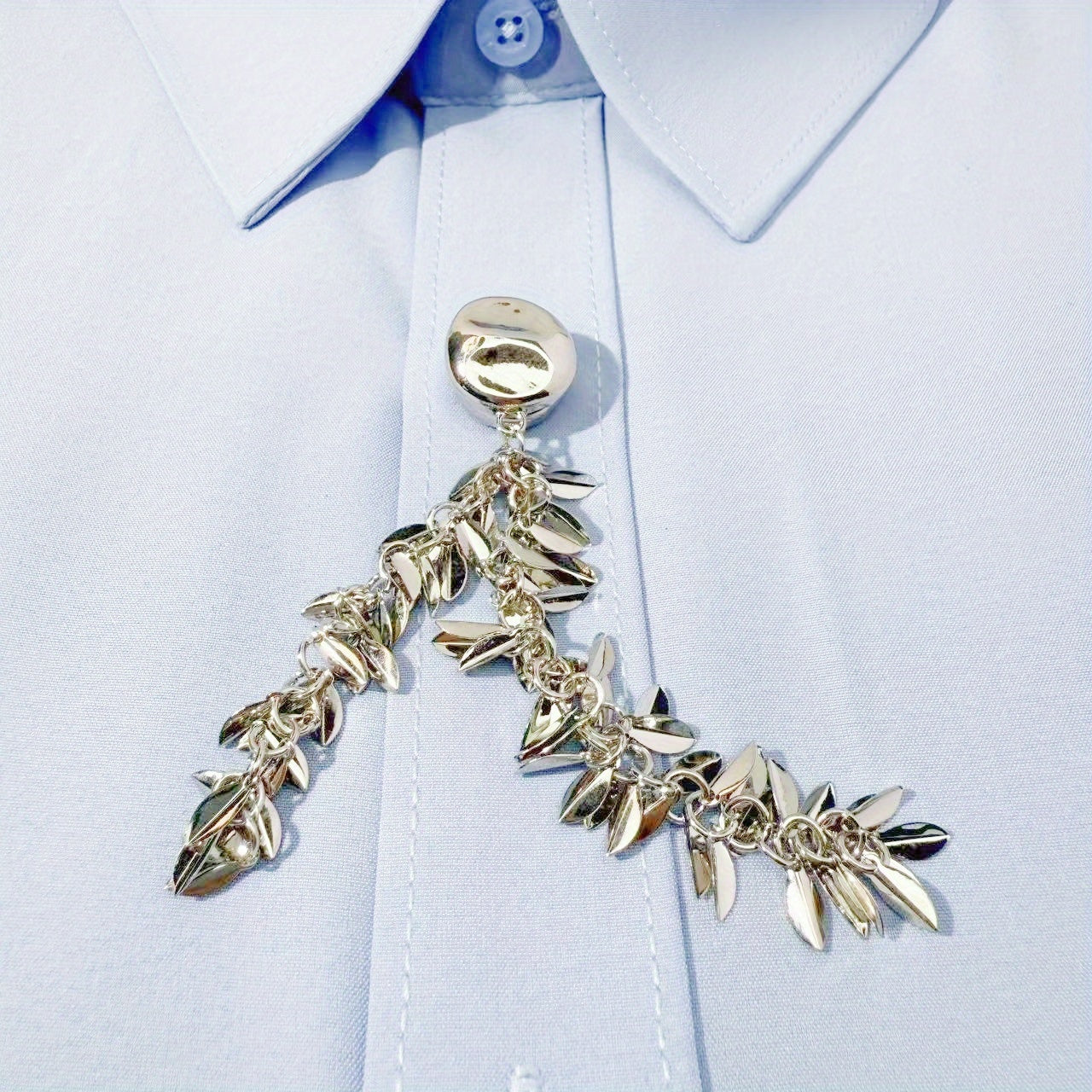 2pcs Tasseled Shirt Dress Button Covers - Craftsmanship Needleless Sewing