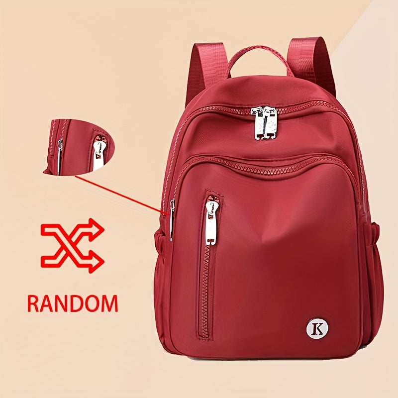 Lightweight Backpack Casual Solid Bag For Outdoor Sports Camping Travel