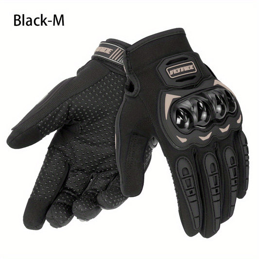 Summer Motorcycle Gloves Touch Screen Full Finger Non-slip Riding Gloves