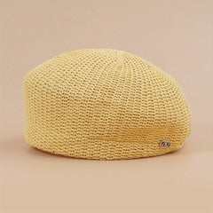 Beret Men's Women's All match Spring Summer Breathable Thin Painter's Hat