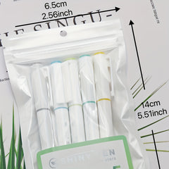 5pcs Sparkle Glitter Highlighters Shimmer Marker Pens for Journaling Painting