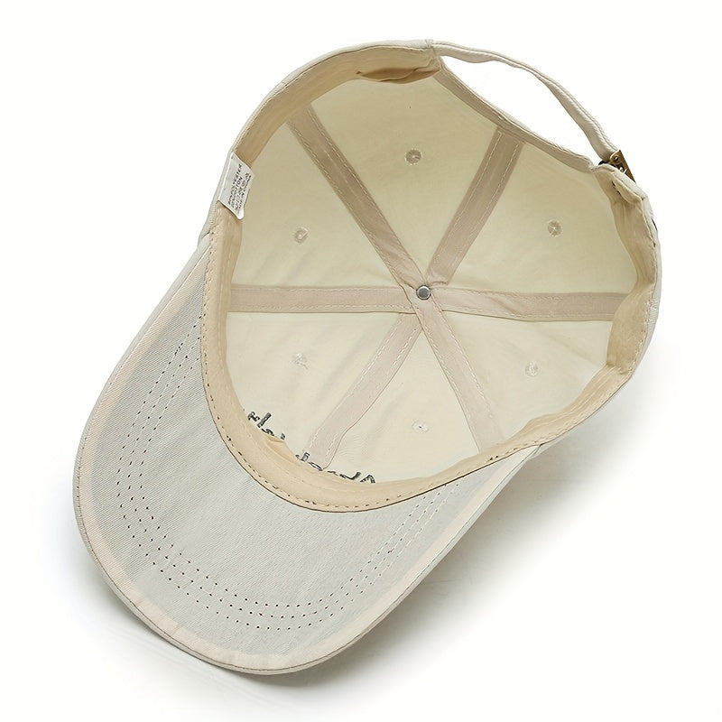 Embroidered Baseball Cap Spring Autumn Outdoor Sport Fishing Hat