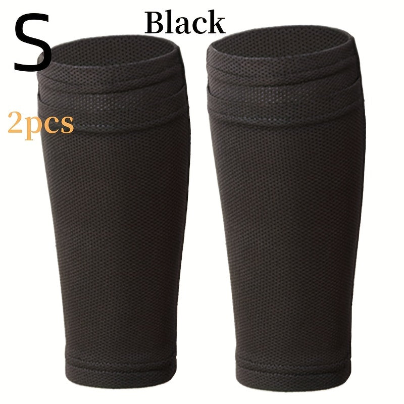 Soccer Shin Guard Socks Calf Sleeve Knee Support